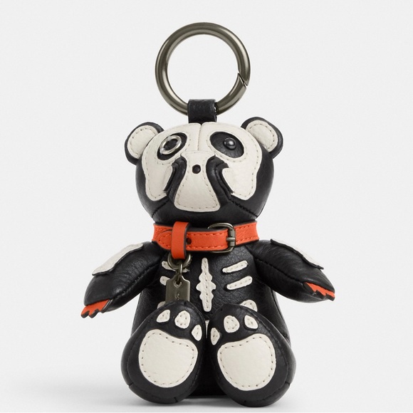 Coach Halloween Skeleton Bear Bag Charm - Picture 9 of 9